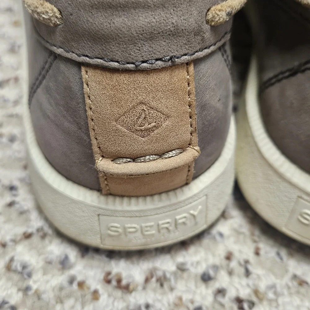 SPERRY Top-Sider Oasis Canal Women's Boat Shoes - Gray Leather - Size 9
